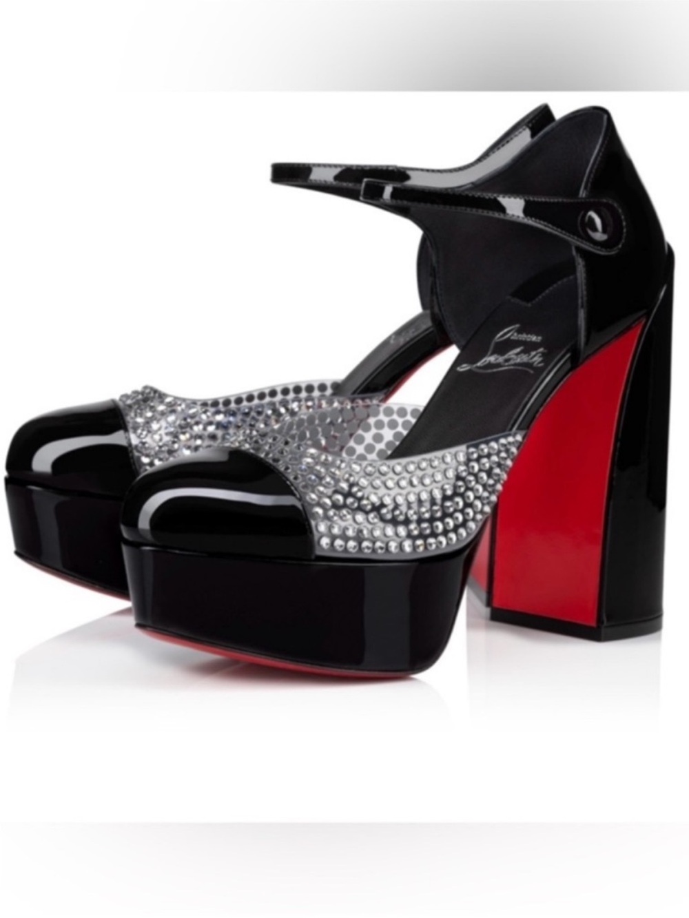 Christian Louboutin Movida MJ
strass Mary Jane heels RETAIL
1,395